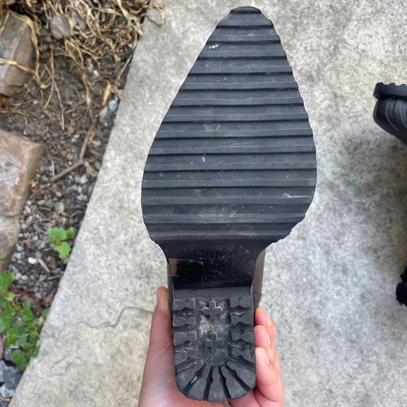 Chloe Rylee shearling Ankle boots, size  36 - Picture 5 of 8